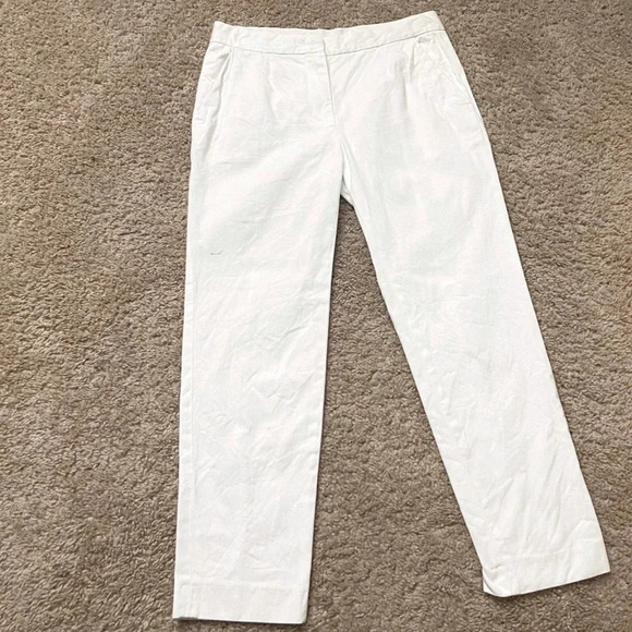 Alexander Mcqueen white cropped pant bride vacation quiet luxury wedding